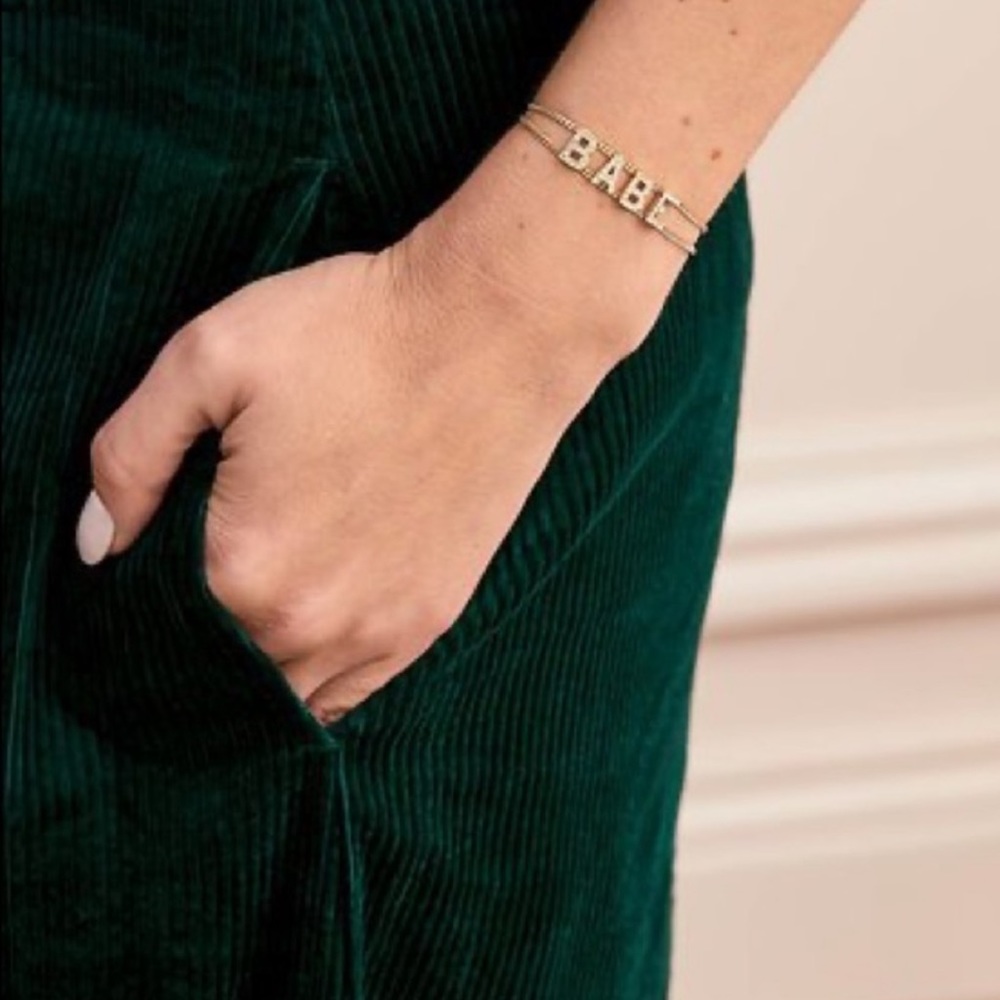 Stella & Dot Gold Boss Babe Bracelet